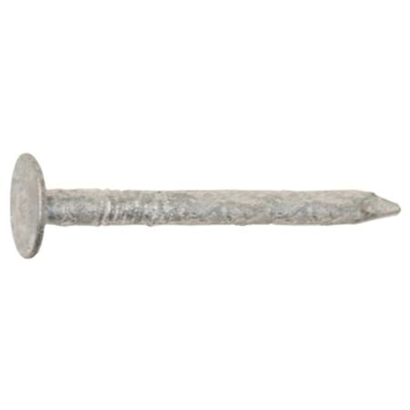 Hillman Common Nail, 1-1/4 in L, 4D, Steel, Galvanized Finish 195814